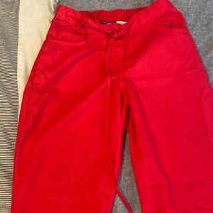 Greys Anatomy Dark pink punch scrub pants